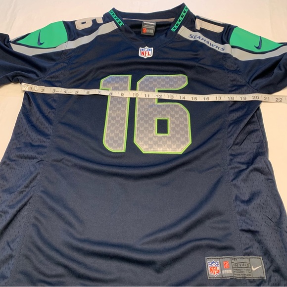 New Nike On Field Tyler Lockett NFL Seattle Seahawks #16 Game Jersey Youth XXL - Picture 7 of 11